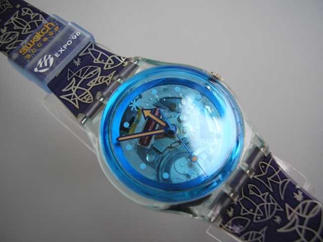 VINTAGE SWATCH SNOWPASS ADAMASTOR +new and unworn+  