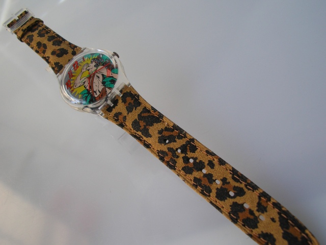 VINTAGE SWATCH GENT OONGAWAH +new+ TARZAN SWATCH  