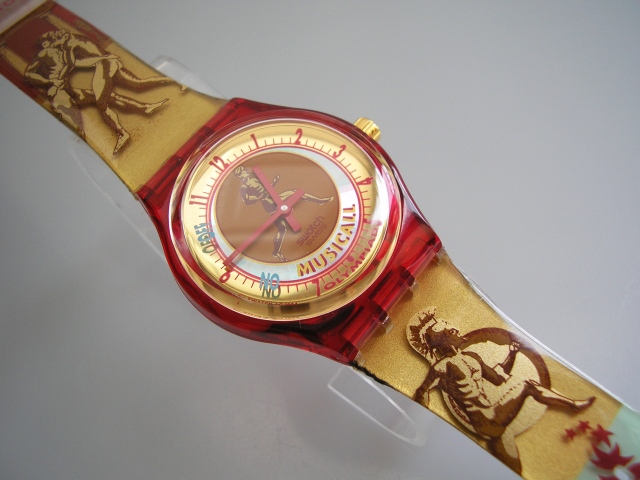 VINTAGE SWATCH MUSICALL DOLICHOS +new and unworn+  