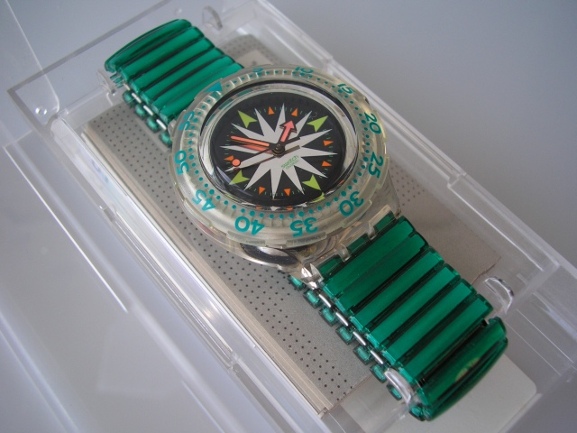 VINTAGE SWATCH SCUBA MINT DROPS +new and unworn+  